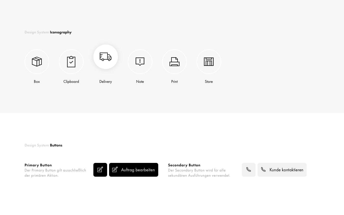 Design System Iconography
